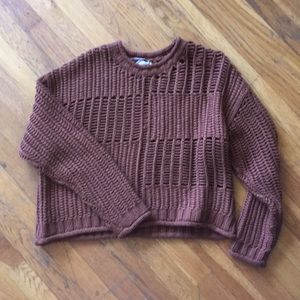chunky knit sweater